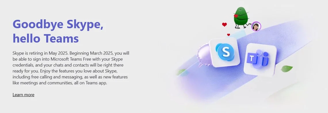 Skype is retiring