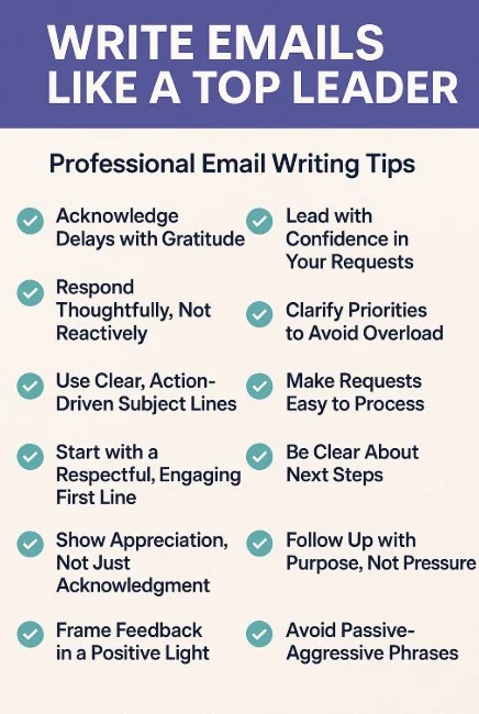 Professional email writing tips